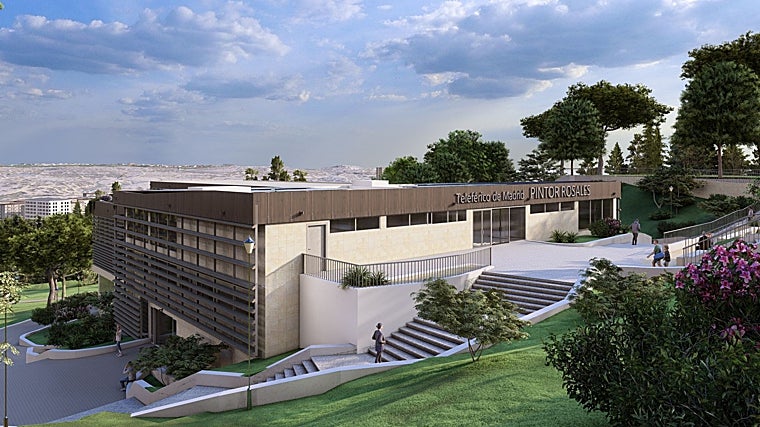 Así será la futura estación de Pintor Rosales del Teleférico madrileño