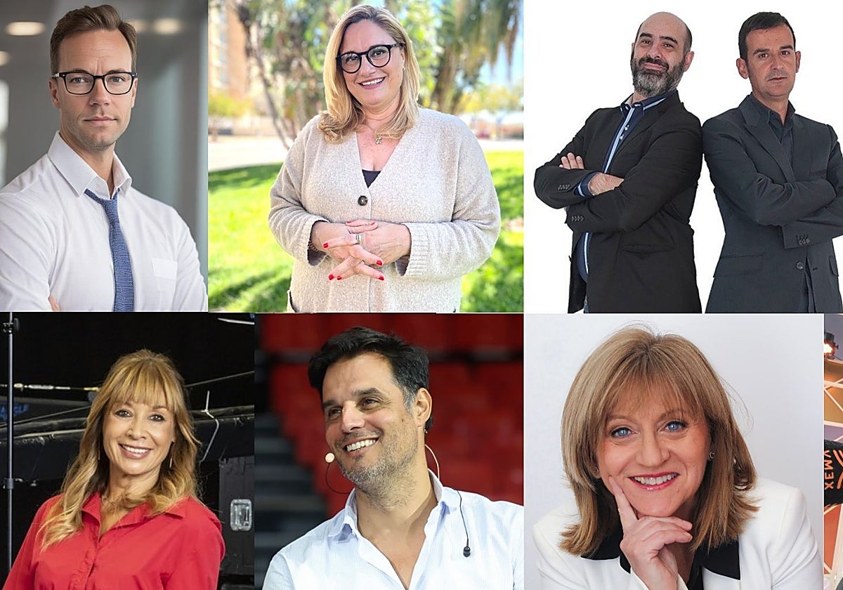 Imagen de los presentadores de À Punt Ràdio