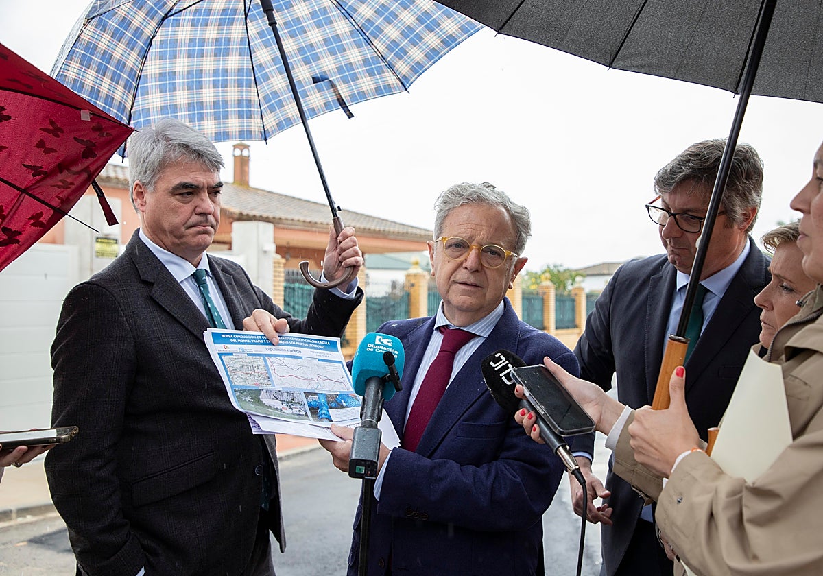 Salvador Fuentes, esta mañana en Puente Genil