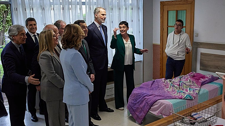 Un momento de la visita a las instalaciones