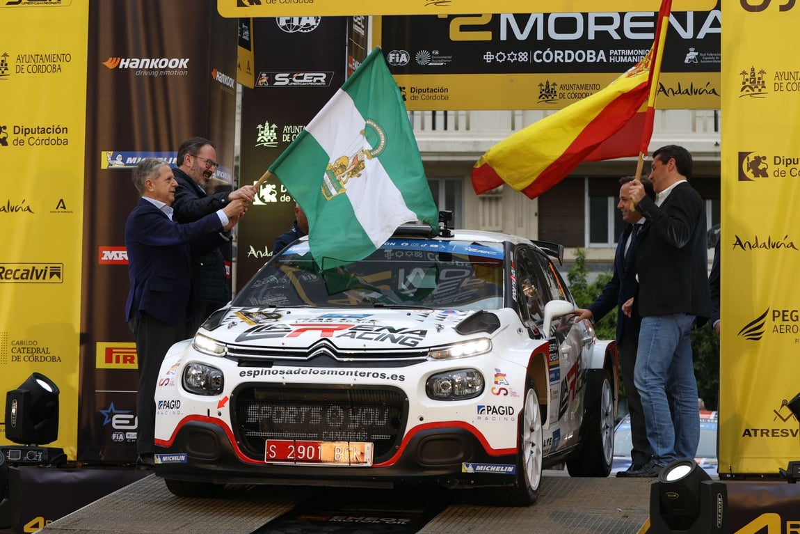 La espectacular presentación del Rally Sierra Morena en el corazón de Córdoba, en imágenes