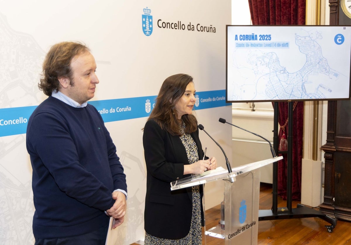 La alcaldesa de A Coruña, Inés Rey, anunciado la declaración de mercado tensionado