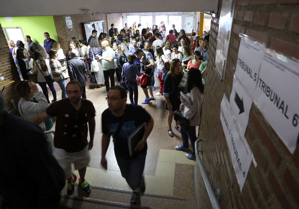 Oposiciones a Secundaria, en una imagen de archivo