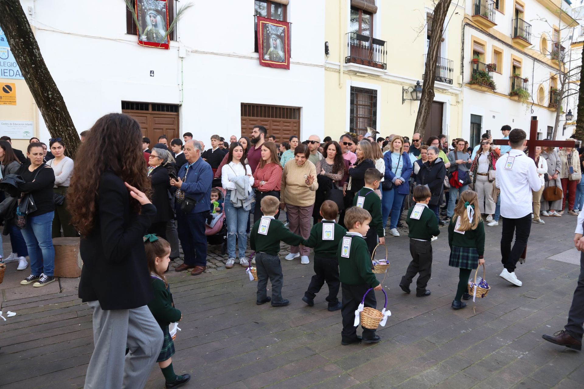 La tradicional procesión del colegio de la Piedad de Córdoba, en imágenes