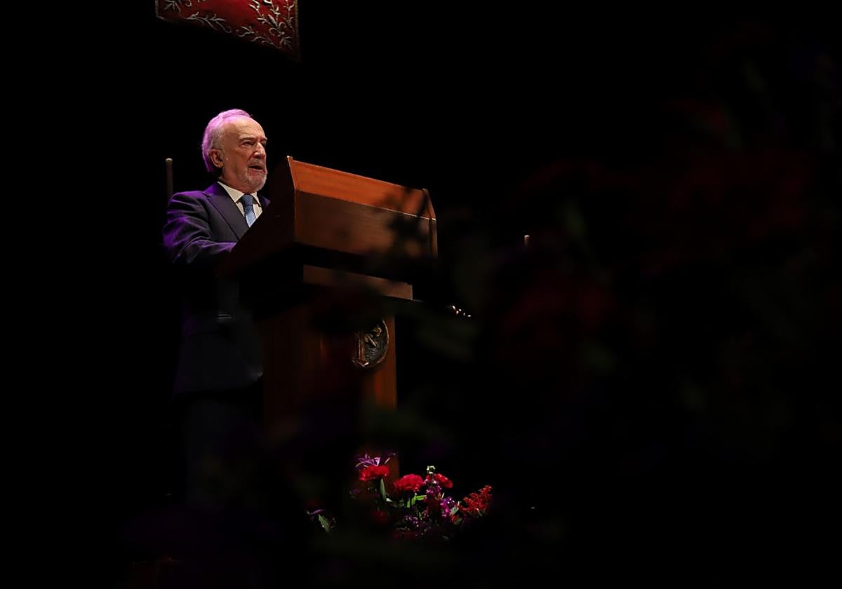 Santiago Muñoz Machado, durante el pregón