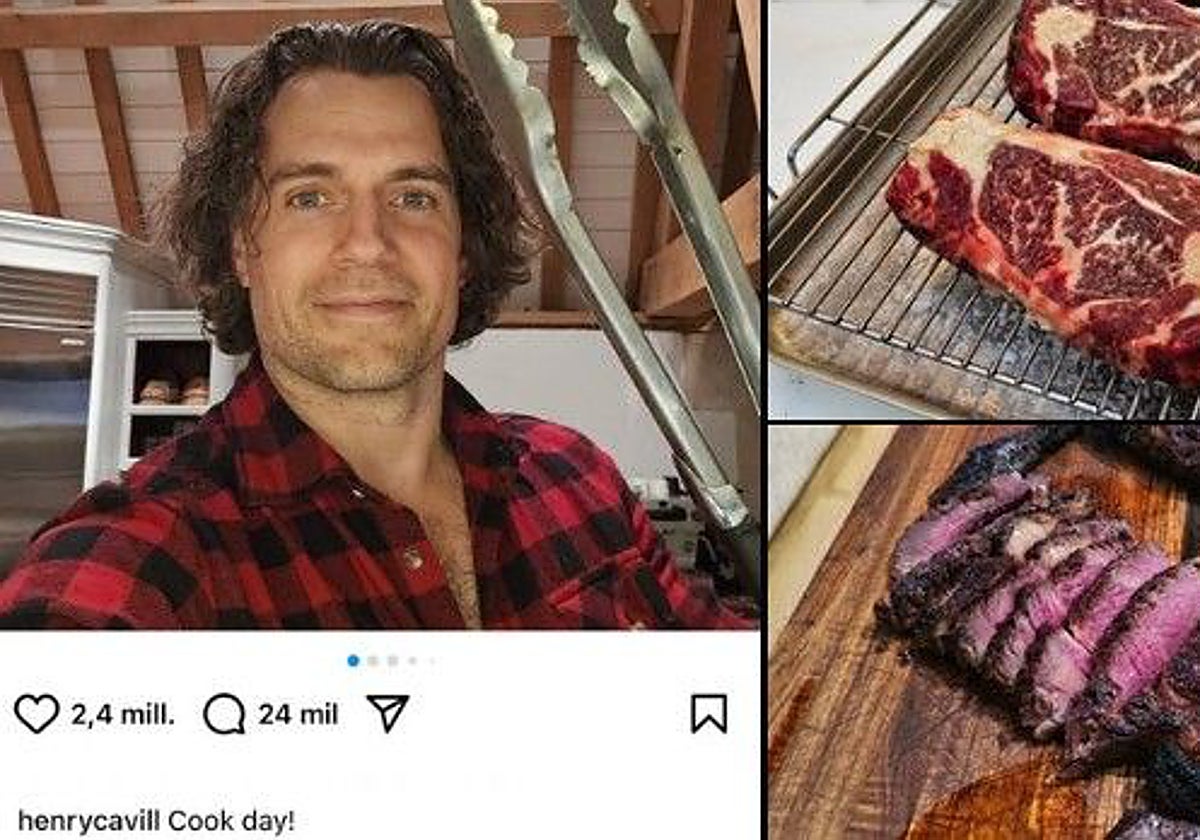 Publicación de Instagram de Henry Cavill