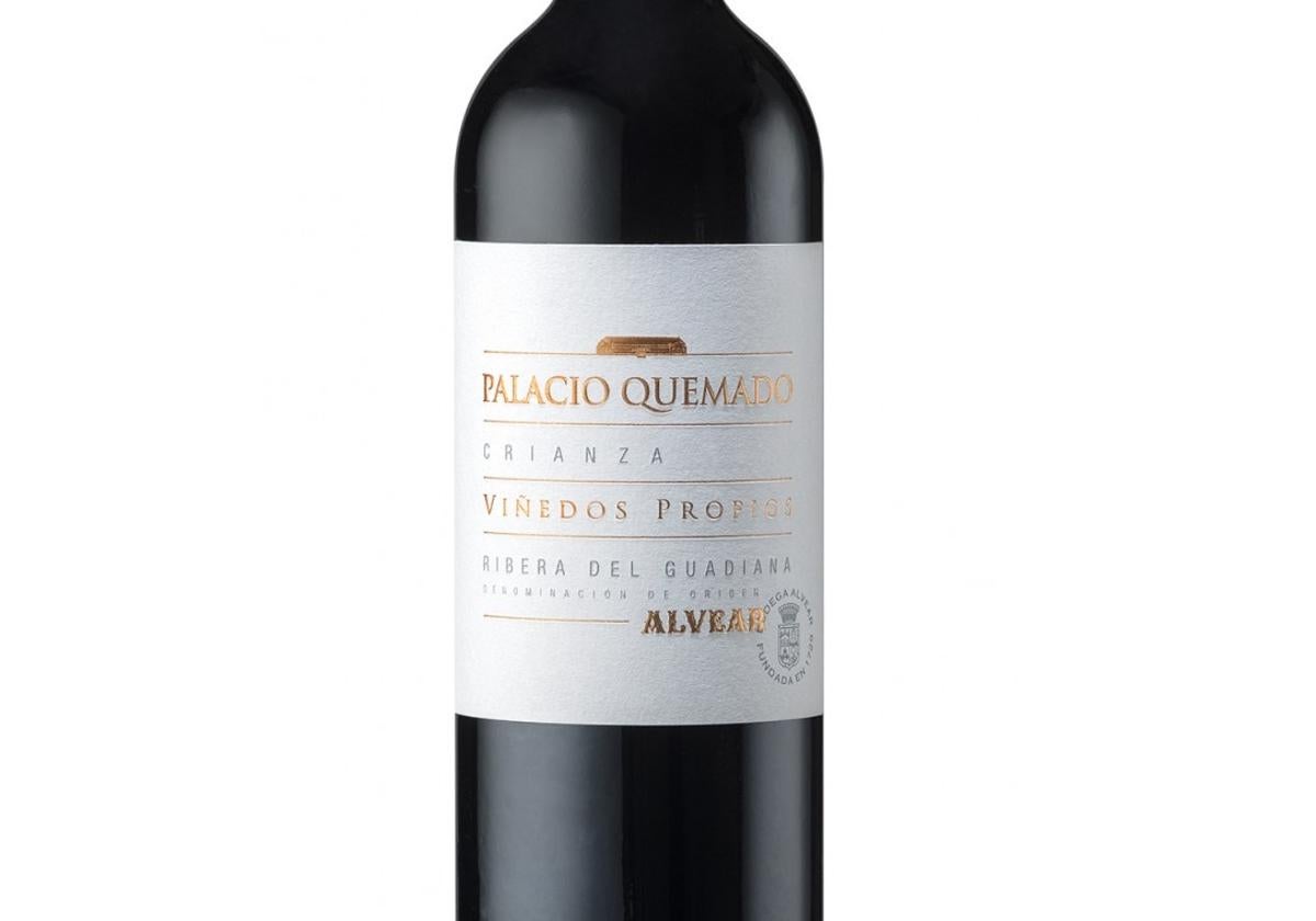 Imagen del vino de Palacio Quemado (Bodegas Alvear), premiado en Cinve 2025