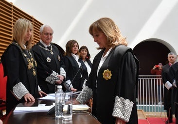 Ana del Ser reivindica la «independencia» de la Justicia en su toma posesión como nueva presidenta del TSJ de Castilla y León