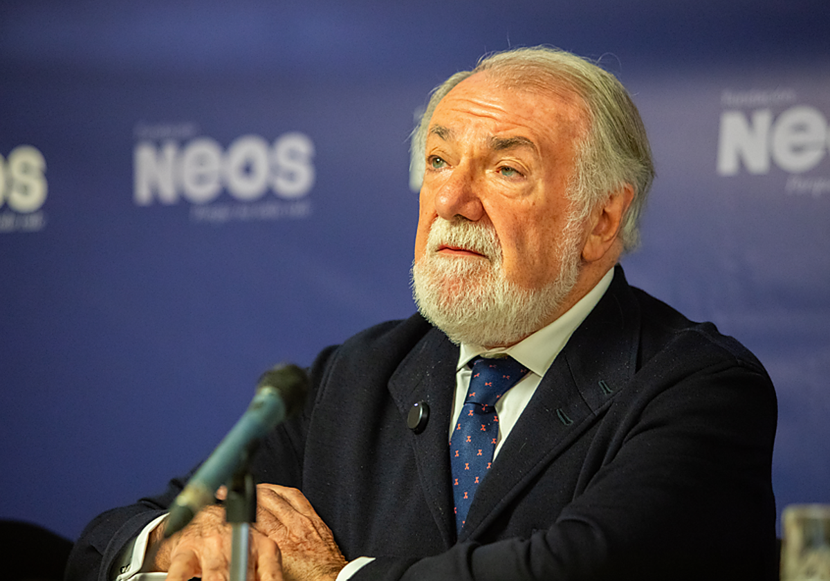 Jaime Mayor Oreja, fundador de NEOS, este jueves