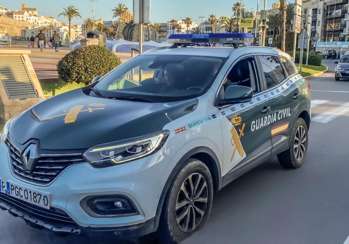 Imagen de archivo de un coche patrulla de la Guardia Civil