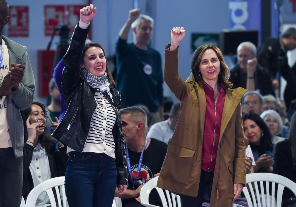 Podemos aúpa al tándem Belarra-Montero frente al «malmenorismo» del Gobierno en su peor racha desde 2014