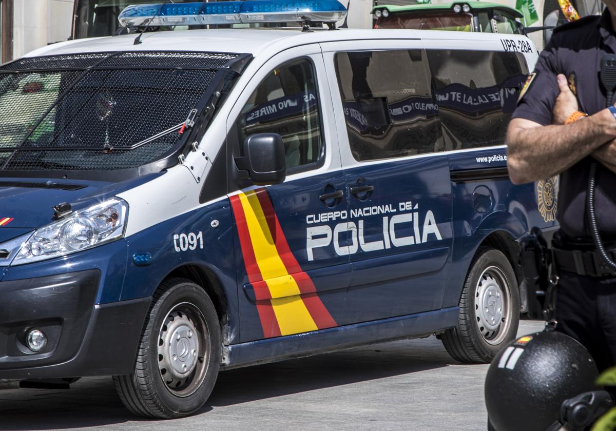 Imagen de un vehículo de la Policía Nacional.