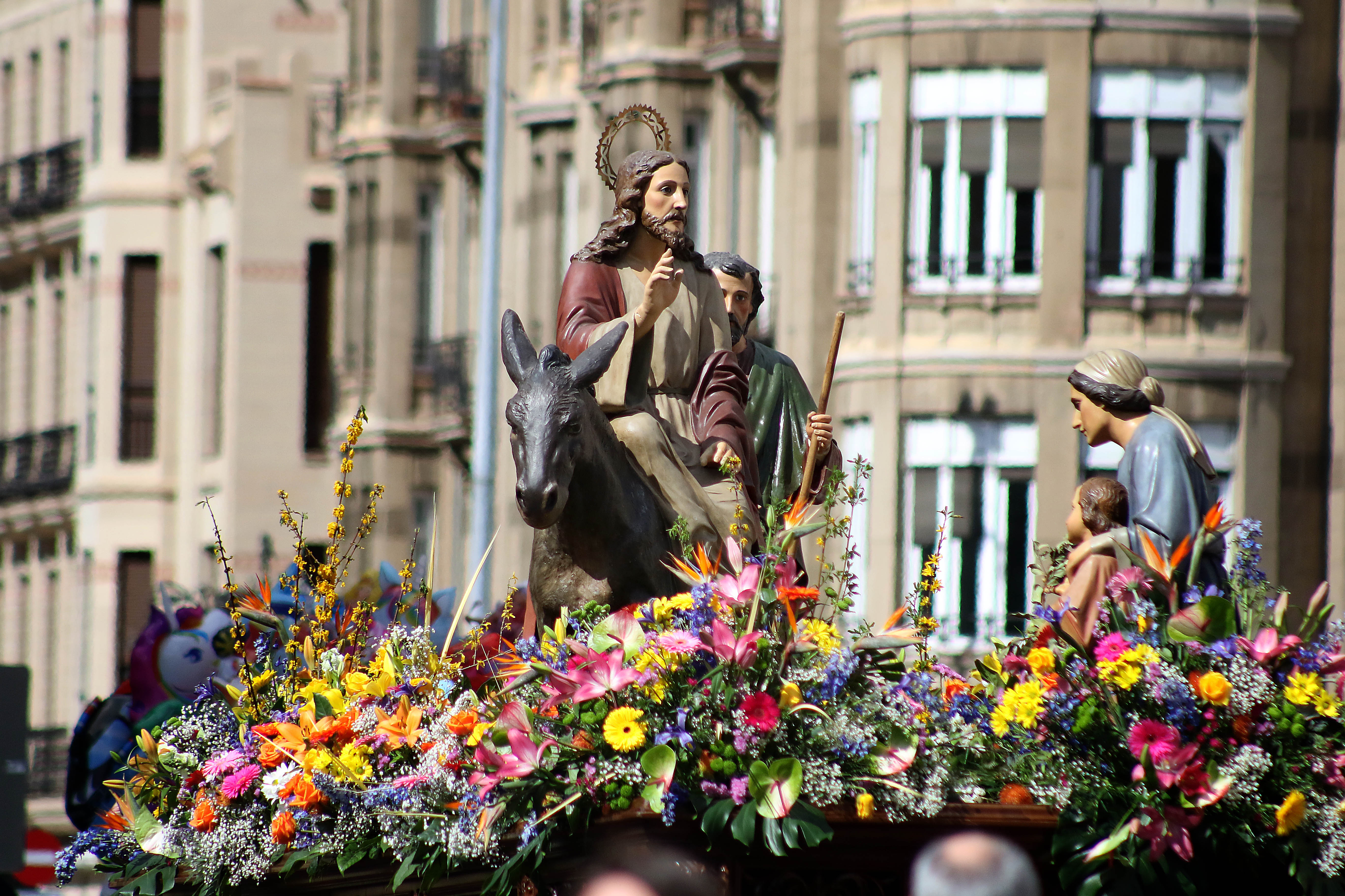 El paso de 'La Borriquilla' en León