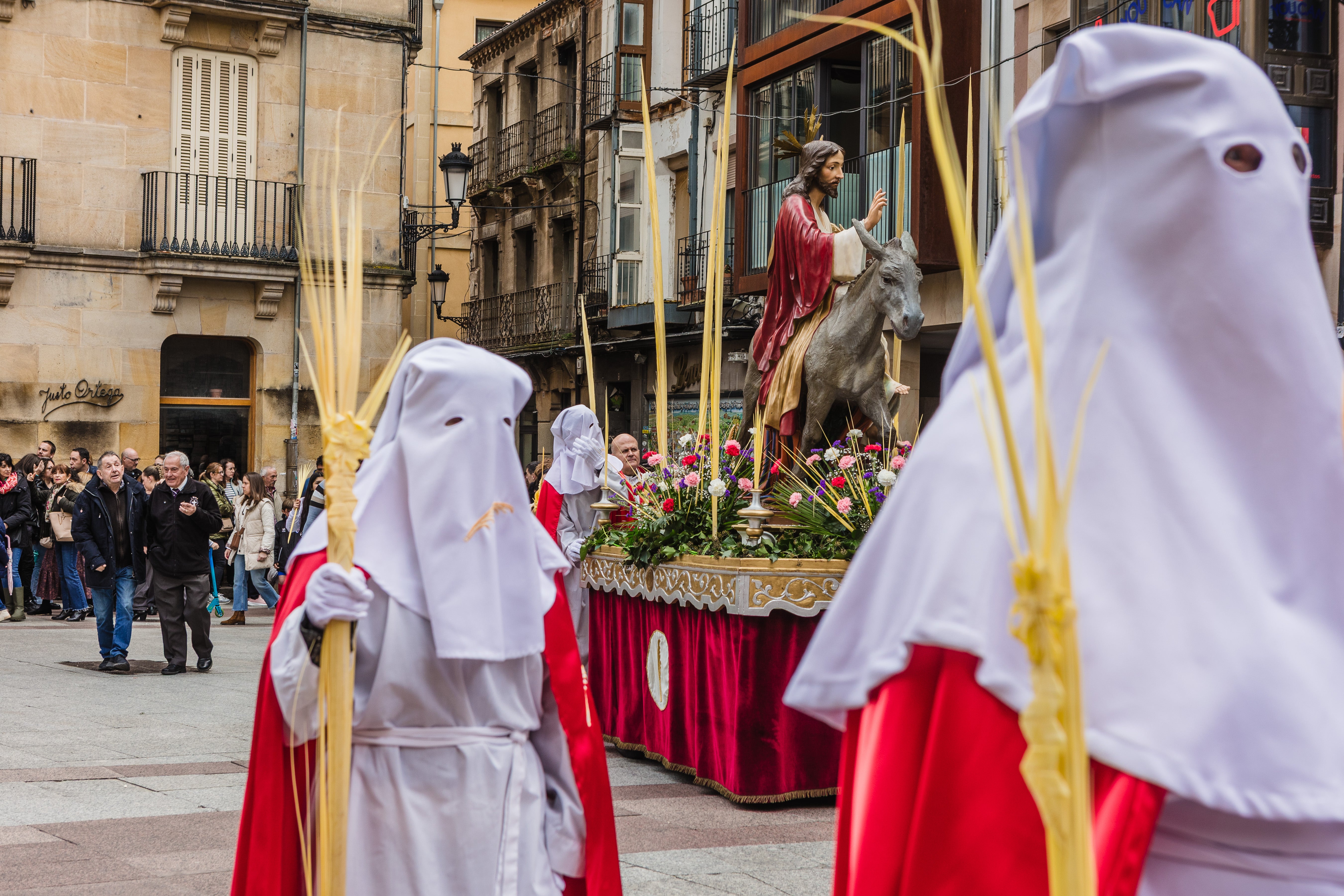 La procesión del Domingo de Ramos recorre las calles de Soria