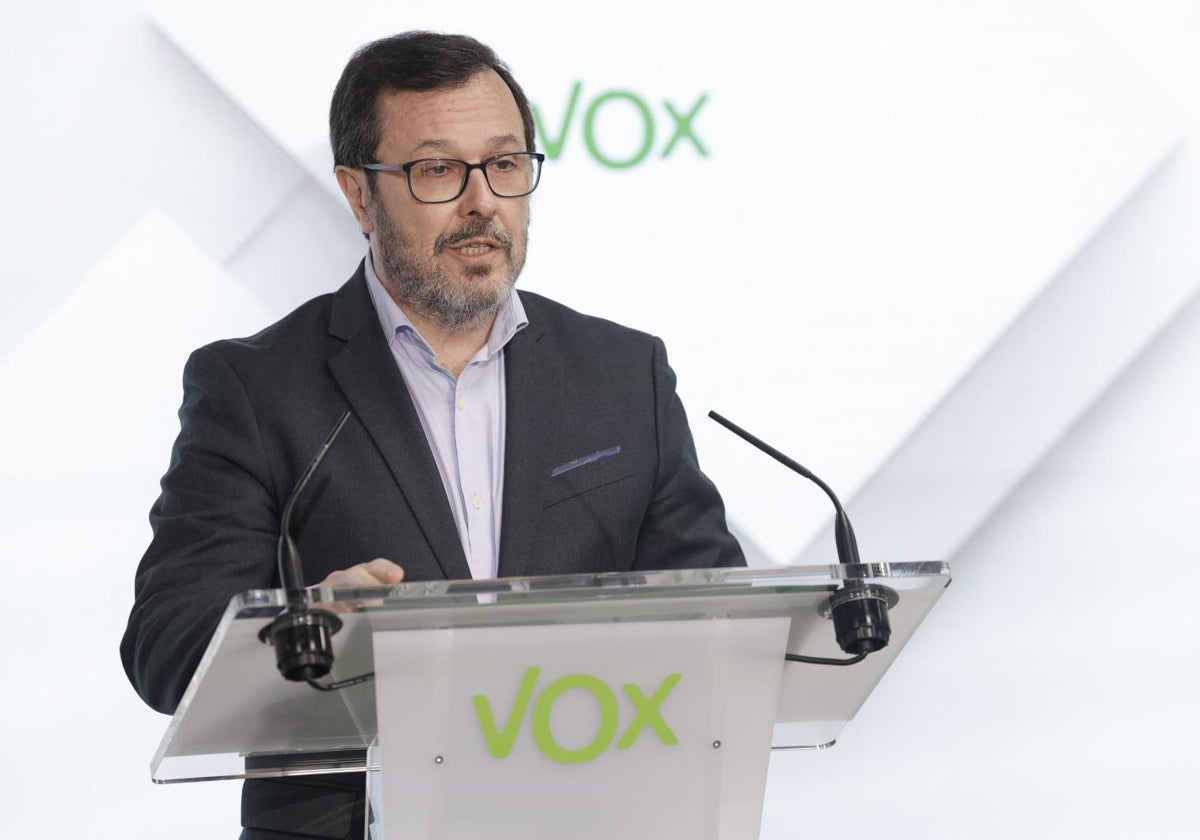 El portavoz de Vox, José Antonio Fúster