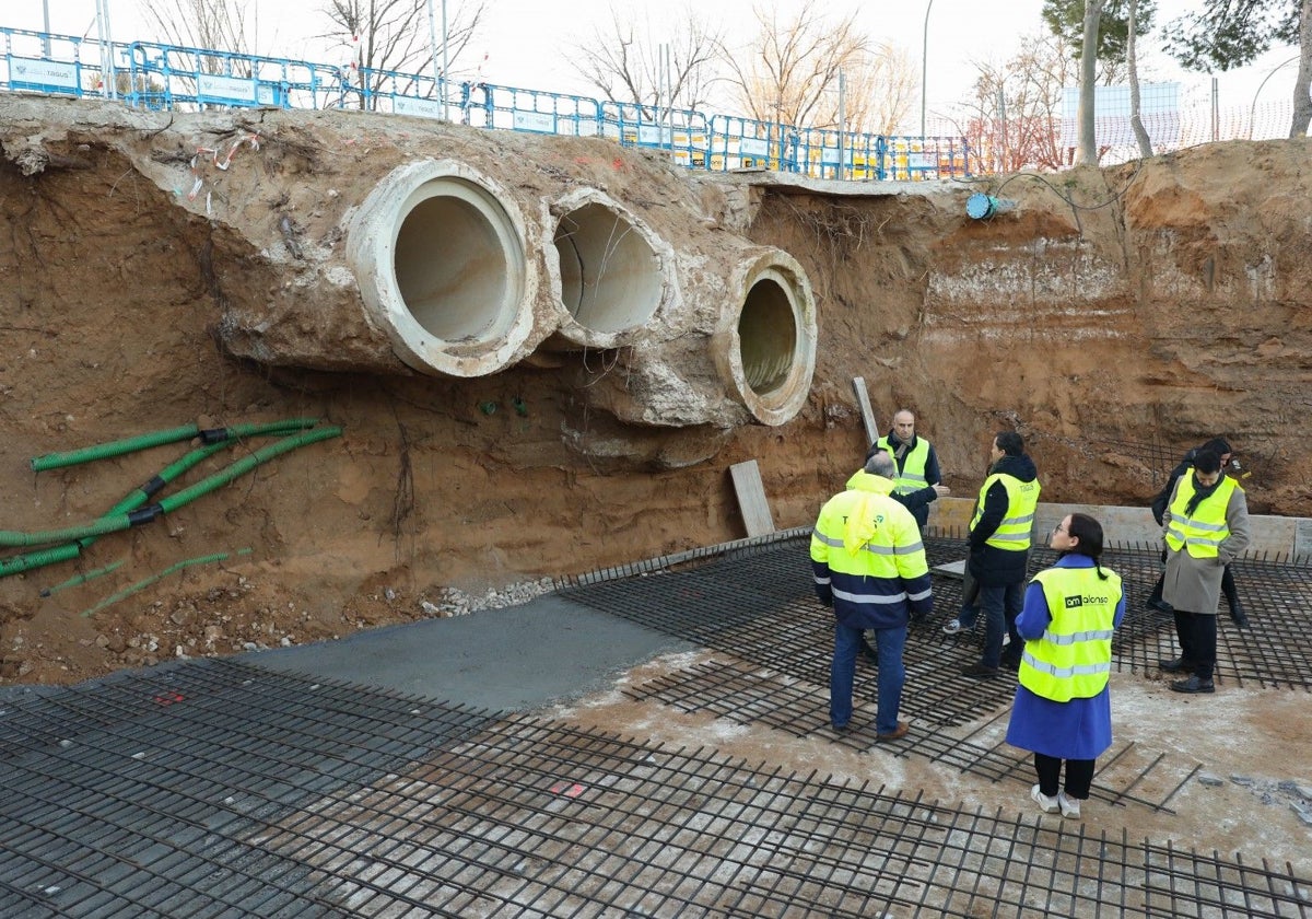 El alcalde visitó la marcha de las obras hace unas semanas