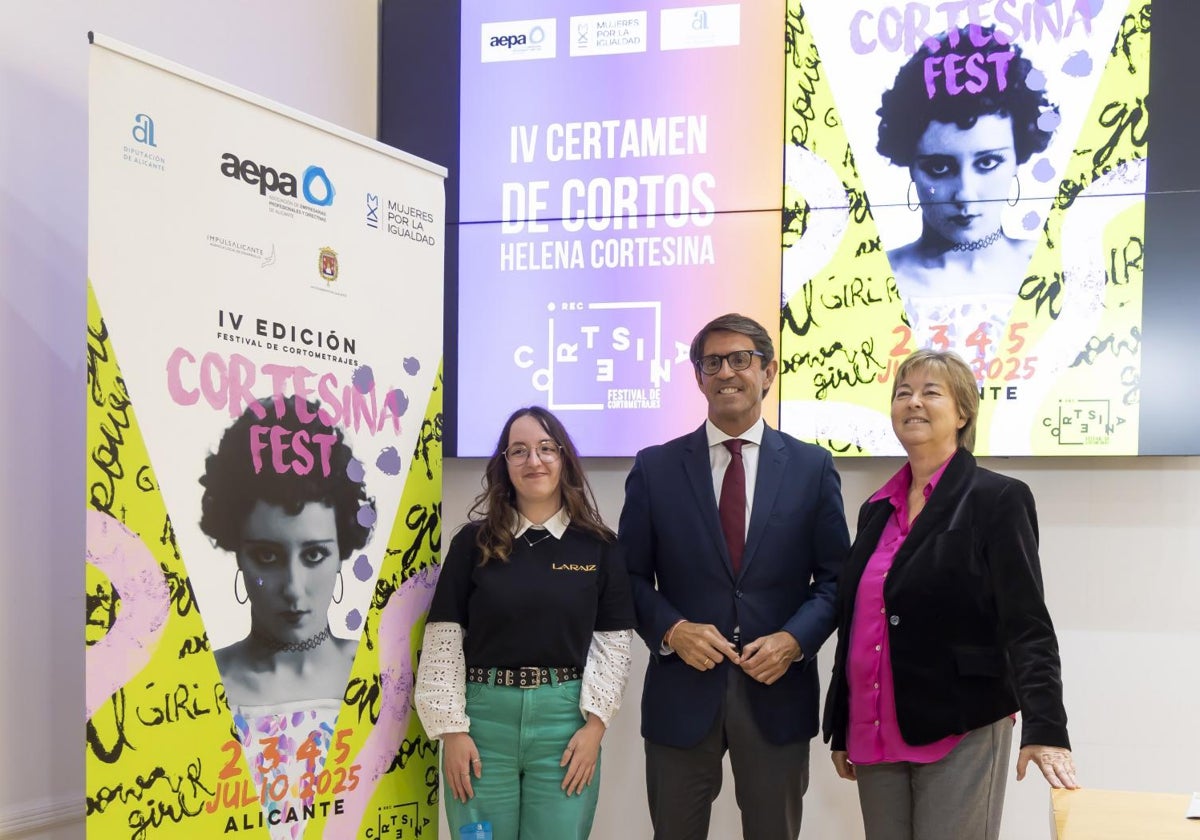 Presentación del Certamen de Cortos Helena Cortesina en la Diputación de Alicante