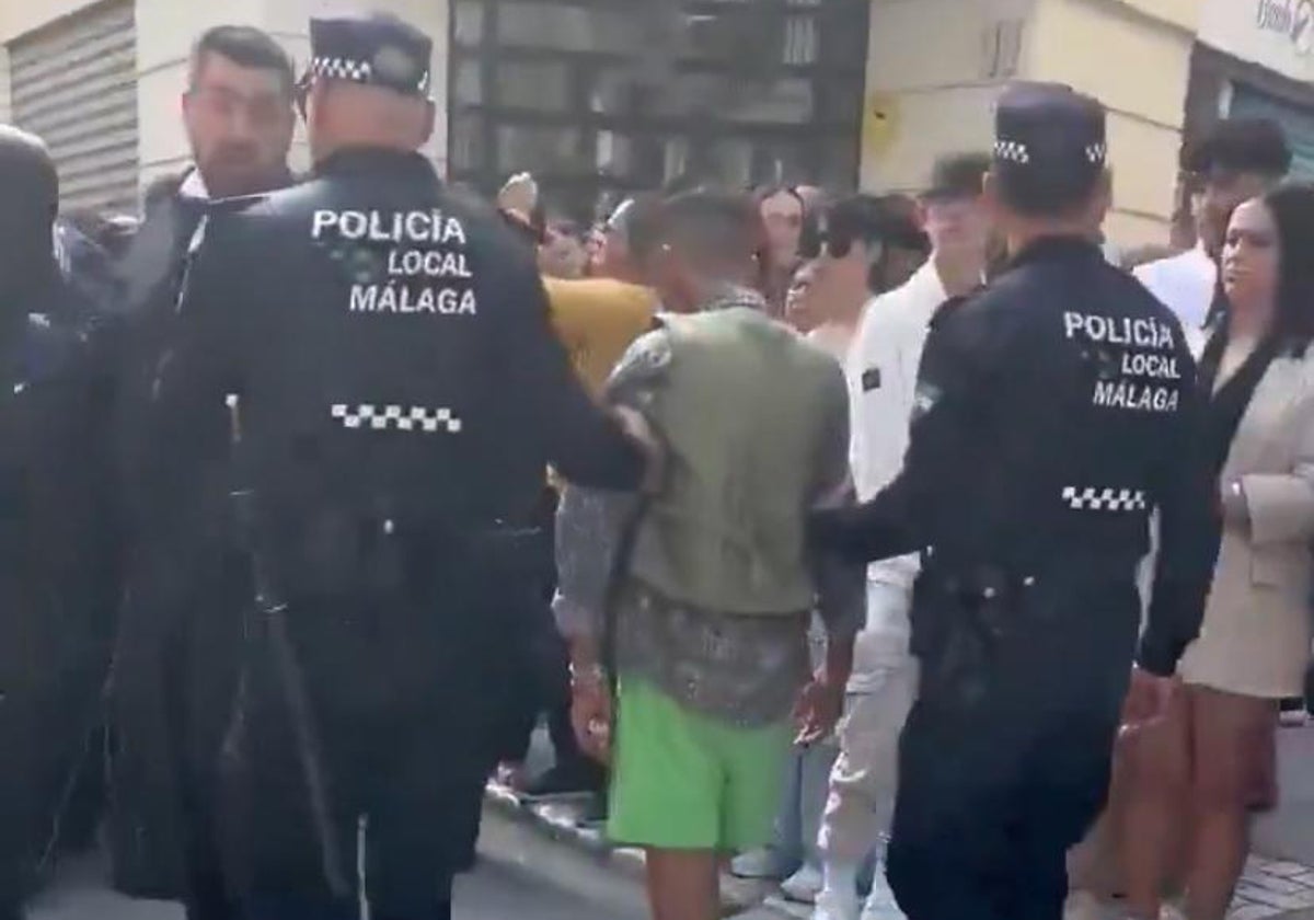 Imagen del hombre retenido por la Policía Local