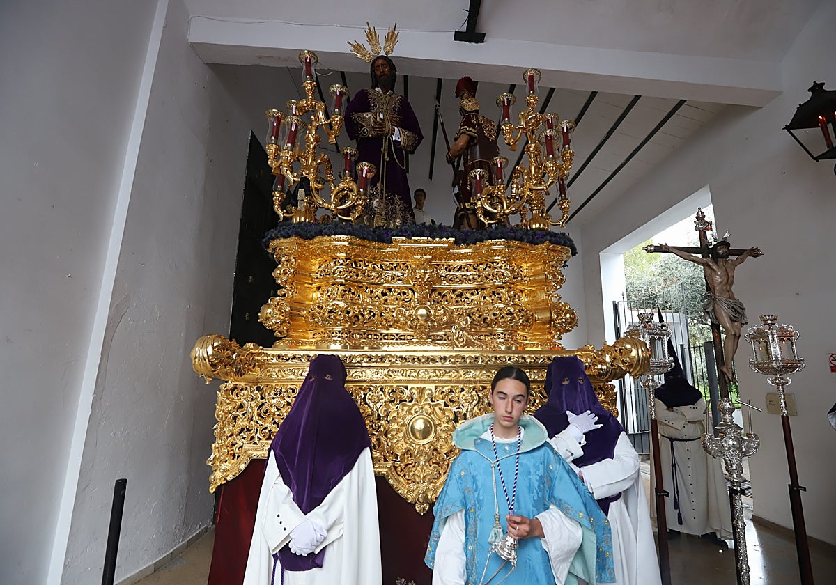 El misterio de la Sangre en el interior de las dependencias de la hermandad