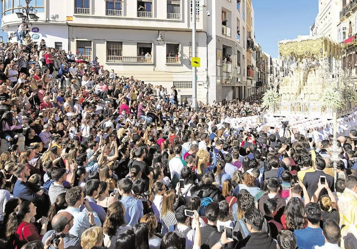 Imagen de la procesión del Rocío de Málaga