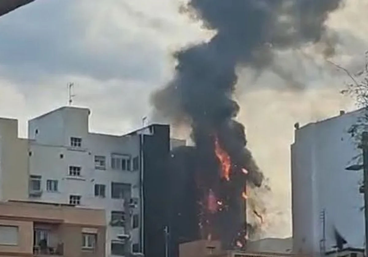 Incendio en Castellón