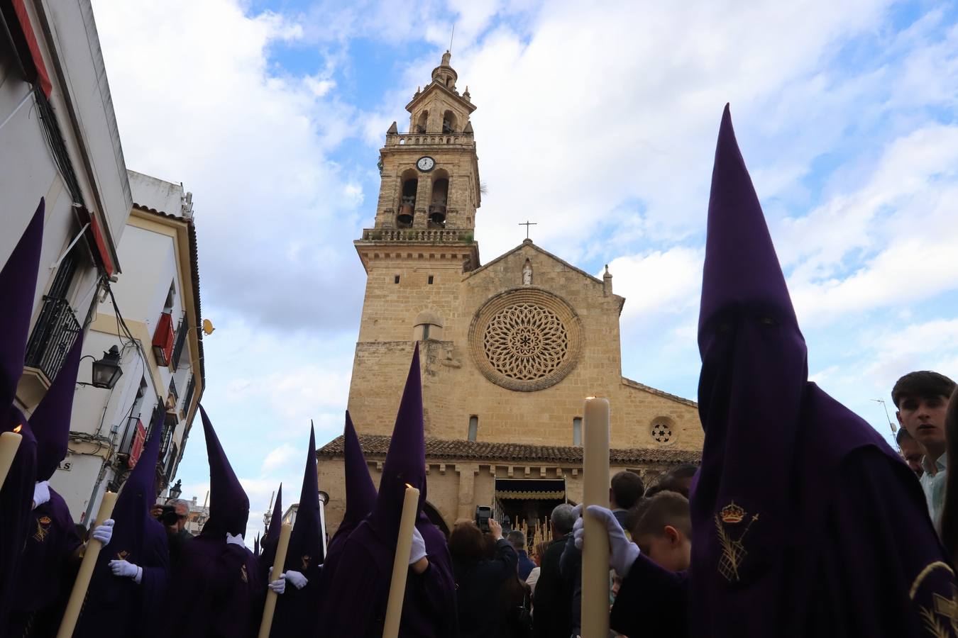 La hermandad del Calvario en el Miércoles Santo de Córdoba, en imágenes