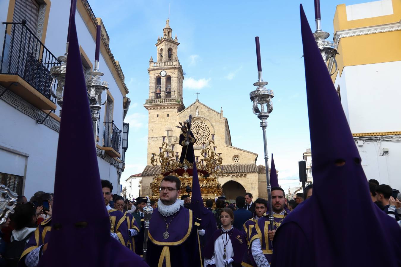 La hermandad del Calvario en el Miércoles Santo de Córdoba, en imágenes