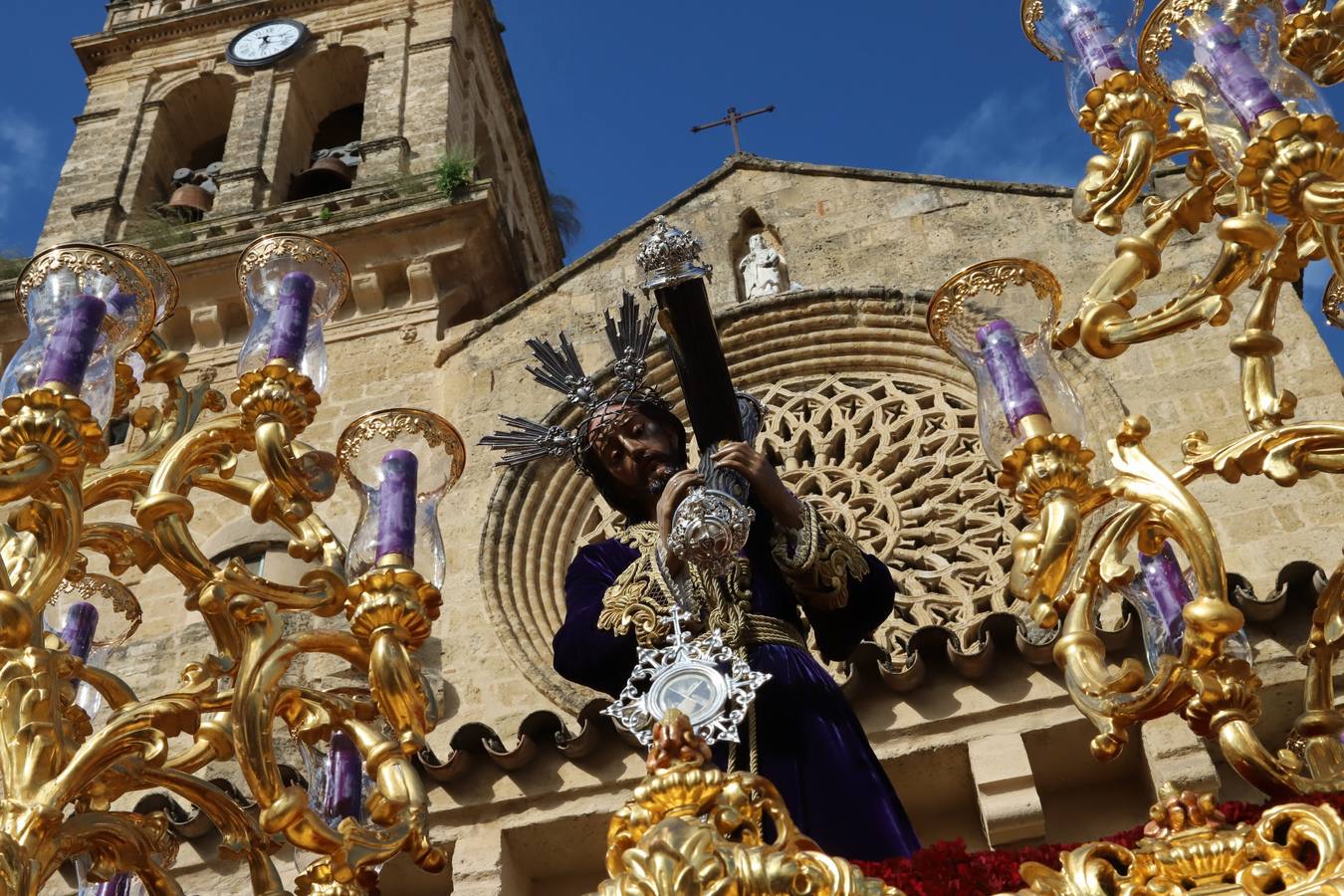 La hermandad del Calvario en el Miércoles Santo de Córdoba, en imágenes