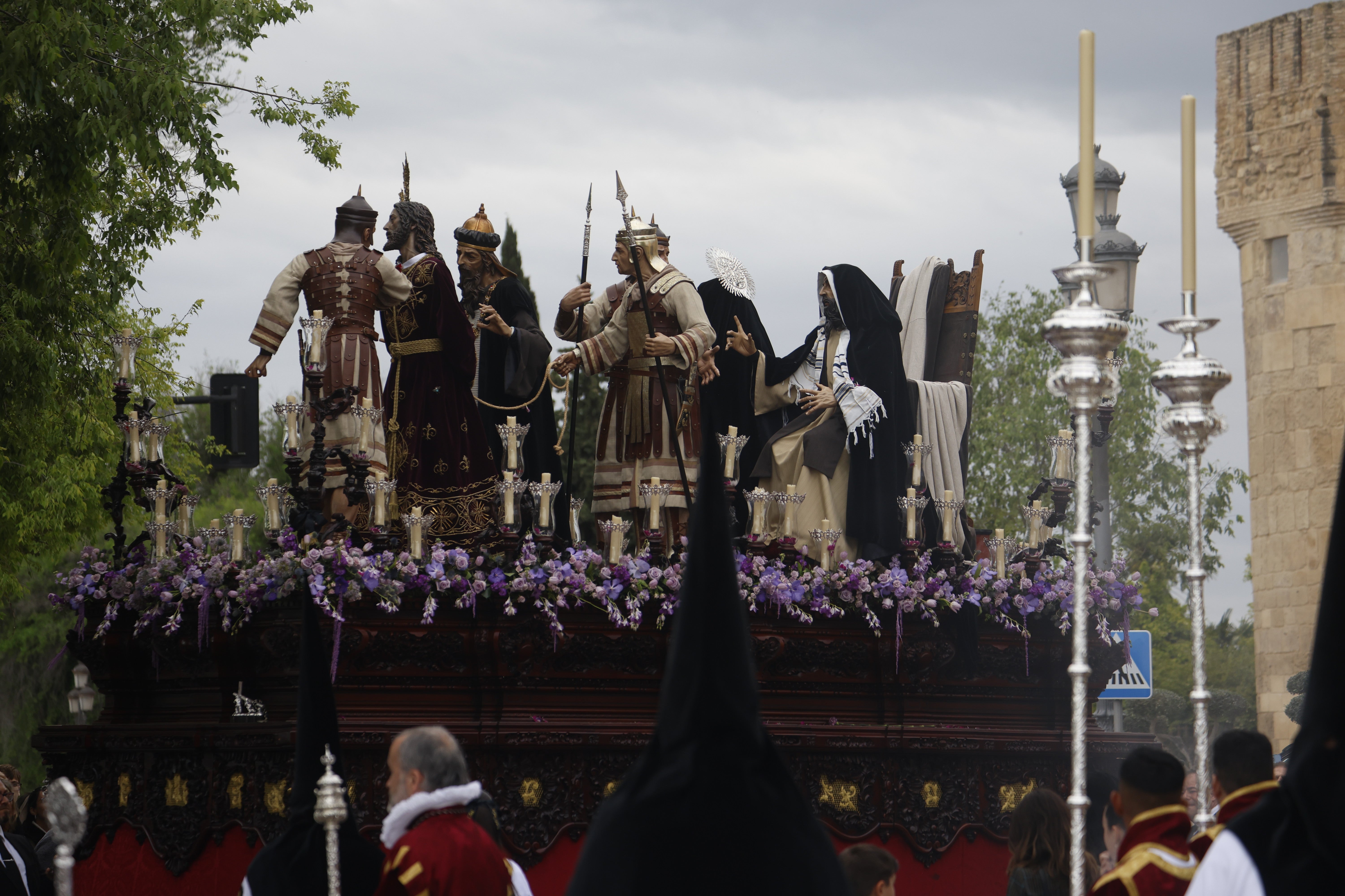 Las imágenes de la hermandad del Perdón en el Miércoles Santo de Córdoba