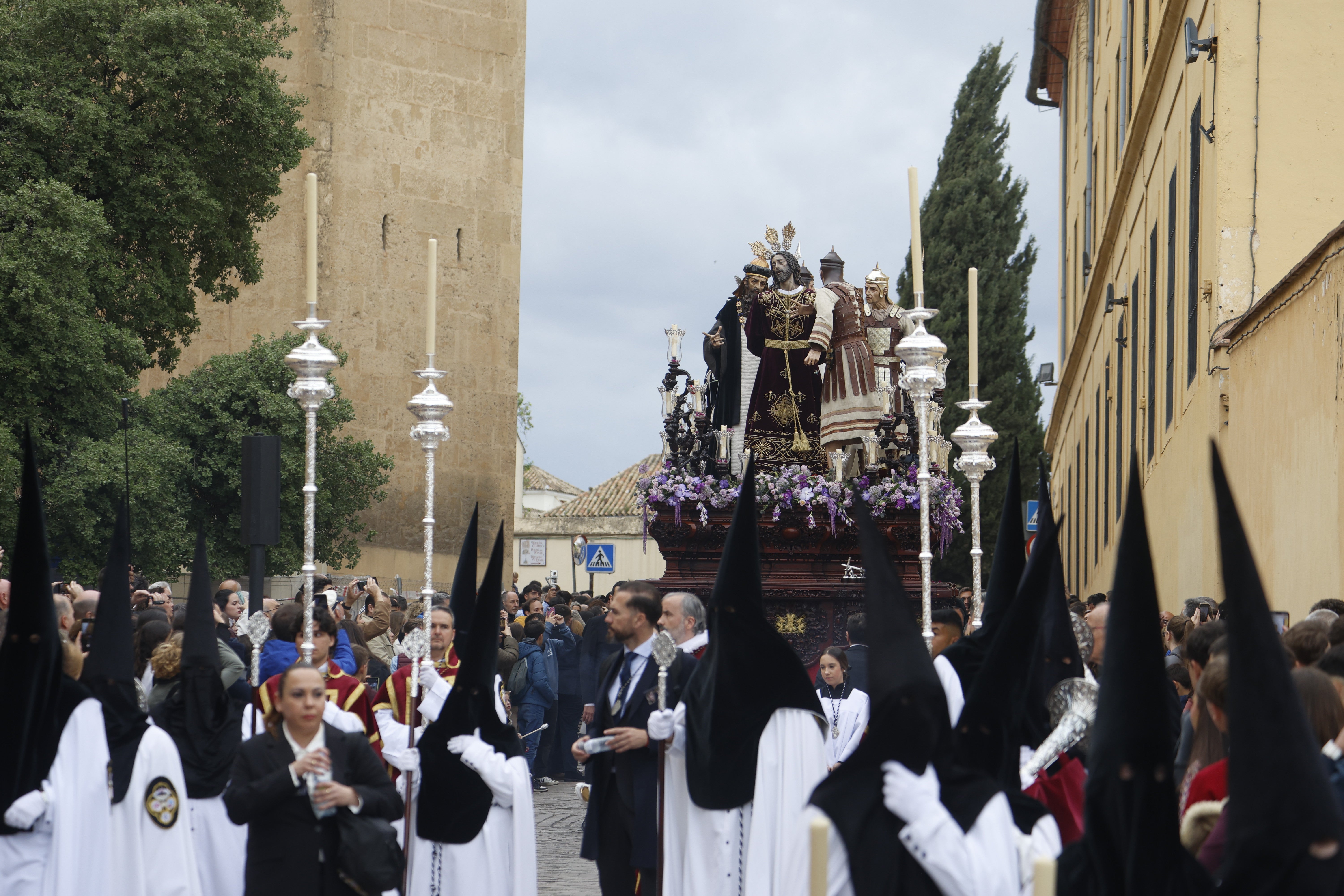Las imágenes de la hermandad del Perdón en el Miércoles Santo de Córdoba