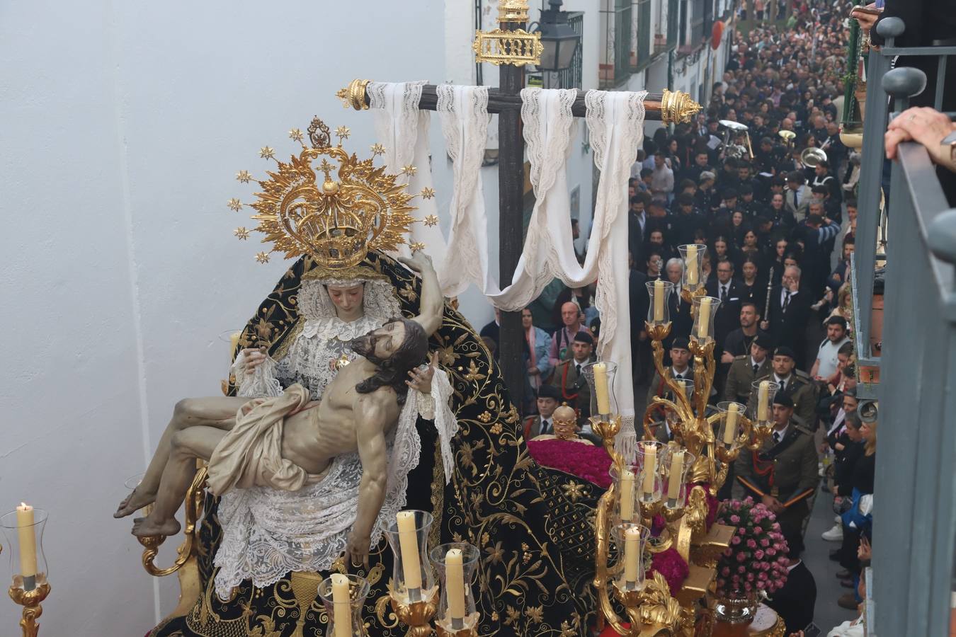 Las imágenes de la procesión de Las Angustias del Jueves Santo de Córdoba