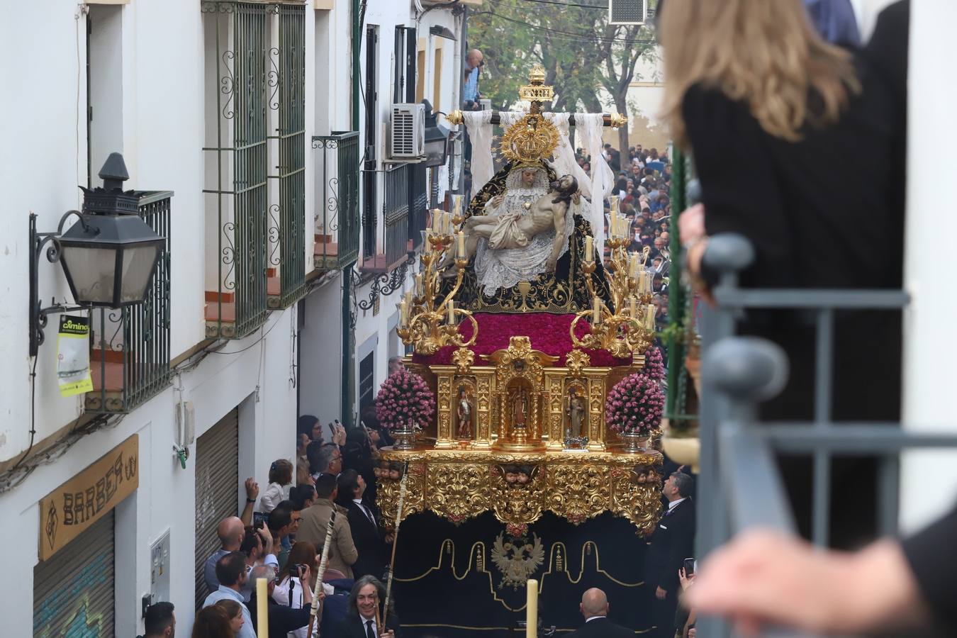 Las imágenes de la procesión de Las Angustias del Jueves Santo de Córdoba