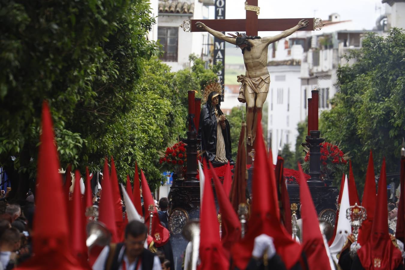 Las imágenes de la hermandad de la Caridad en el Jueves Santo de Córdoba