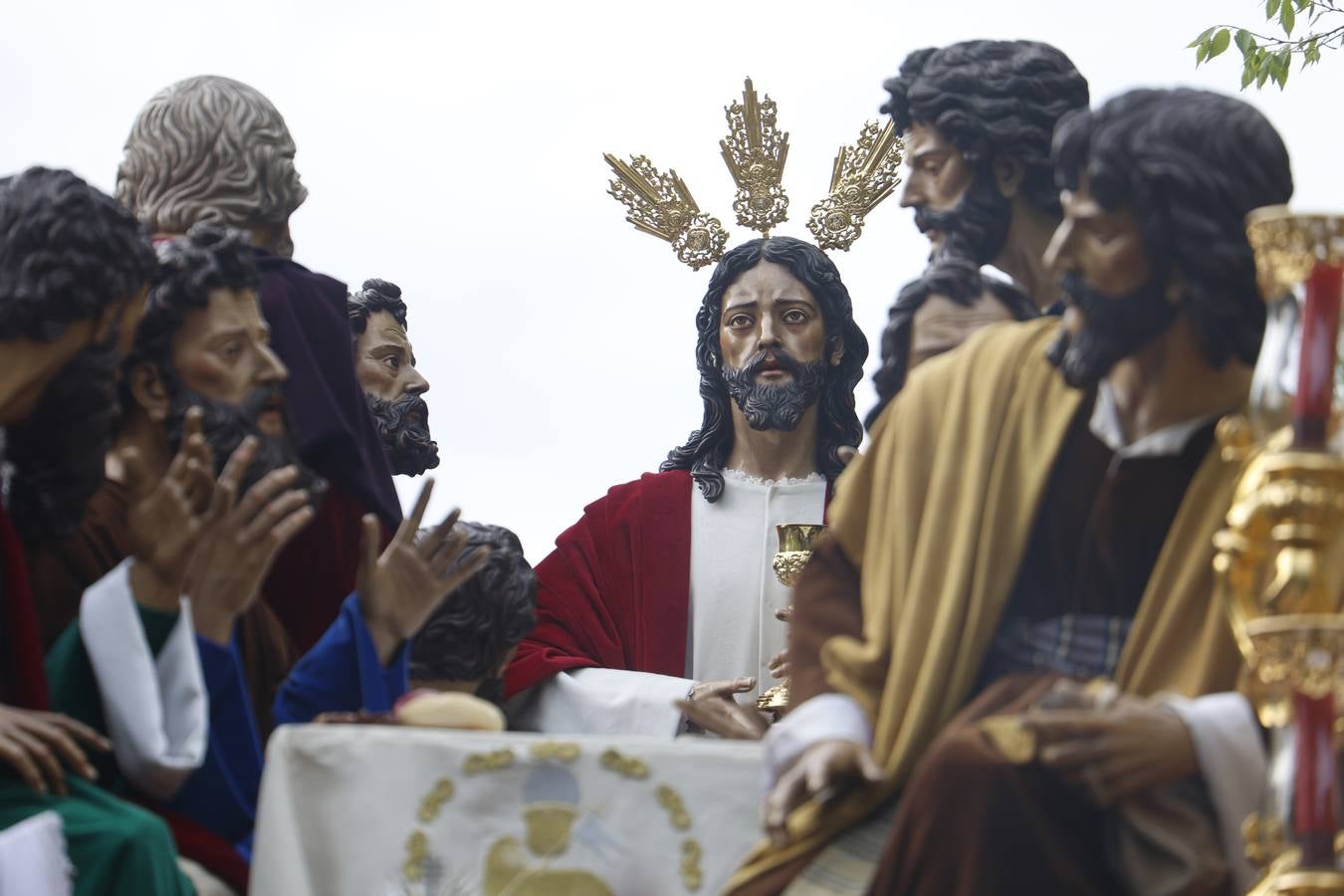 Las imágenes de la hermandad de la Sagrada Cena en el Jueves Santo de Córdoba