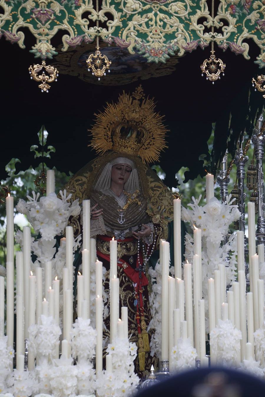 Las imágenes de la hermandad de la Sagrada Cena en el Jueves Santo de Córdoba