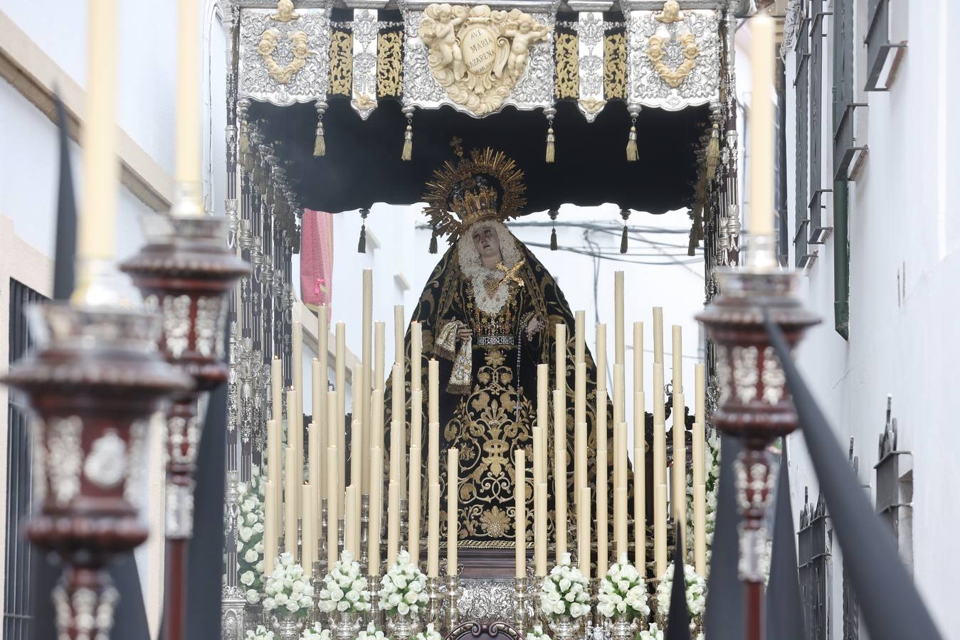 Las imágenes de la hermandad del Nazareno en el Jueves Santo de Córdoba