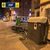 Detienen a un hombre por quemar ocho contenedores en menos de una hora en Valencia