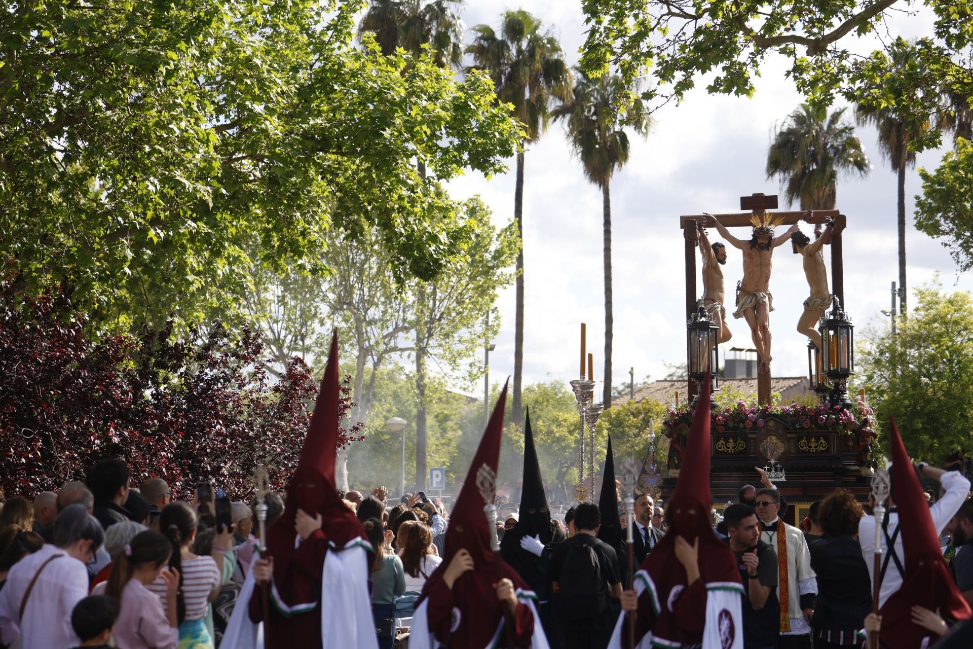 Las imágenes de la hermandad de la Conversión en el Viernes Santo de Córdoba