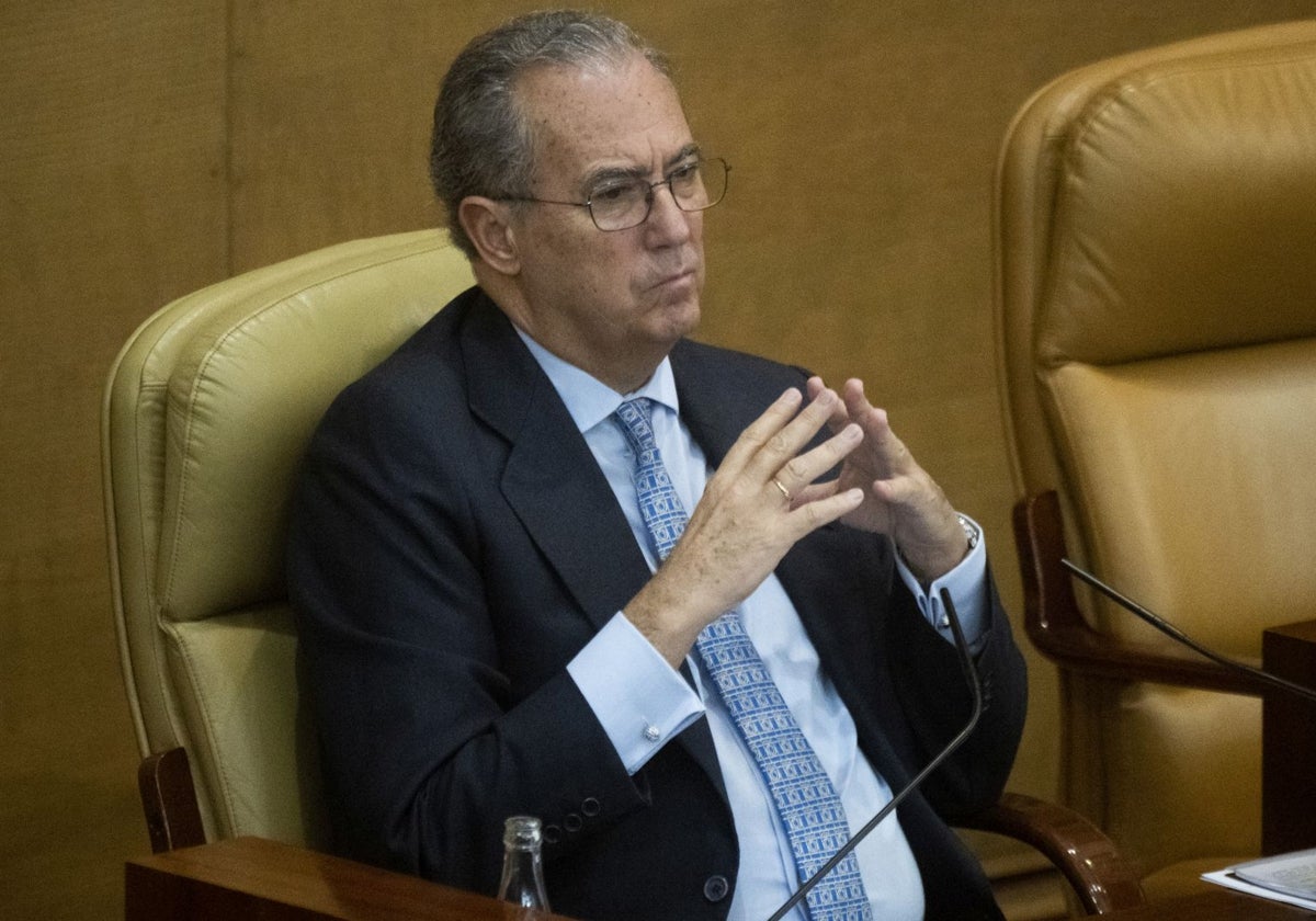 Enrique Ossorio, presidente de la Asamblea de Madrid