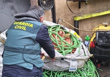 Cables de cobre, el 'botín' que mafias del Este buscan en Castilla y León