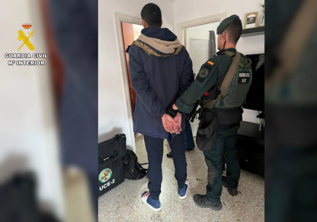 Uno de los tres detenidos en una operación de la Guardia Civil explotada en noviembre por propaganda yihadista