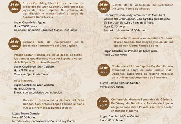 Programación de Gran Capitán en Montilla