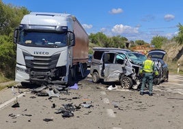 Muere el marido de la influencer Rebeca Labara en un accidente de tráfico en Barbastro y ella resulta herida grave