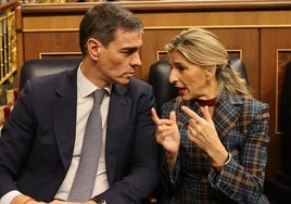 Ni el aviso previo a Díaz ni las buenas palabras de Sánchez evitan el choque en el Gobierno por el gasto en Defensa
