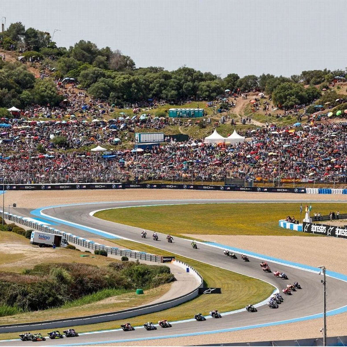 Circuito de Jerez-Ángel Nieto durante una carrera de MotoGP