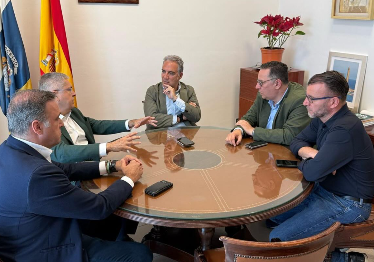 Elías Bendodo se ha reunido con varios cargos del PP en Canarias