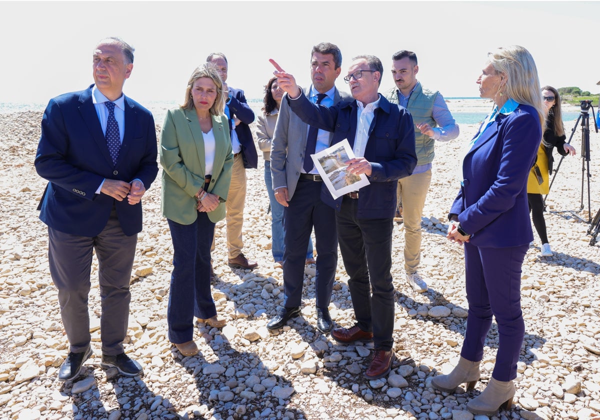 Carlos Mazón, durante su visita a Castellón, este miércoles