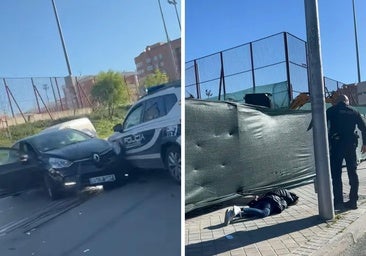 Una violenta persecución frente a la comisaría de Ciudad Lineal termina con dos detenidos y cuatro policías heridos