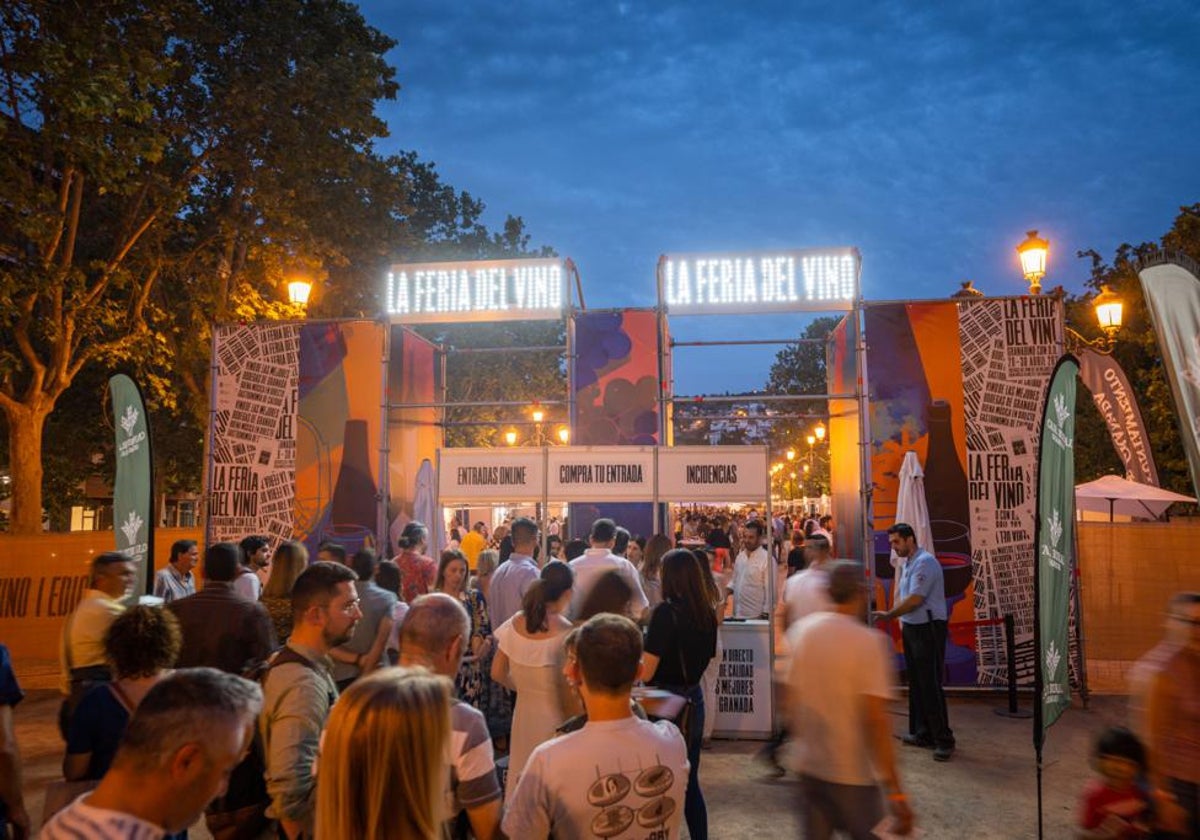 Imagen de una anterior edición de la Feria del Vino de Granada