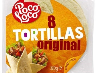 Alerta sanitaria en ocho comunidades: retiran de la venta unas tortillas de harina Poco Loco procedentes de Bélgica